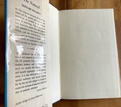 THE NATURAL by BERNARD MALAMUD 1952 BCE VINTAGE HC/DJ BASEBALL LITERATURE NOVEL
