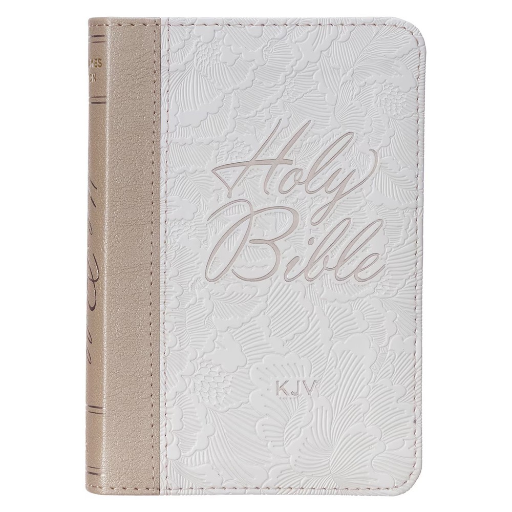 KJV Holy Bible, Mini Pocket Size, Red Letter Edition, Reading Plan, Thematic