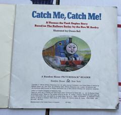 Random House Pictureback Reader Ser.: Catch Me, Catch Me! : A Thomas the Tank…
