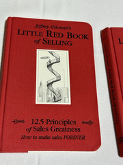 2 x Jeffrey Gitomer’s Little Red Book of Selling Hardcover NEW and one used