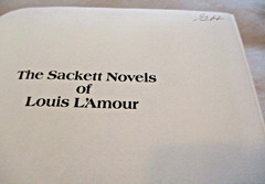 THE SACKETTS Complete 5 Volume Series by LOUIS L’AMOUR Book Club Edition HCDJ