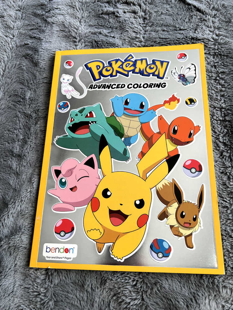 Bendon Pokémon Advanced Coloring Book – 40 pages