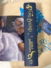 Signed fury bound by sable Sorensen- Waterstone edition w/ pin & tote