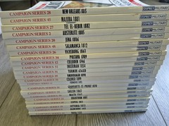 Osprey Campaign Series 22 pc military history illustrated look LOT