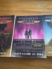 The Kane Chronicles: 1-3 Book Set – Paperback Lot Rick Riordan Clean Lot