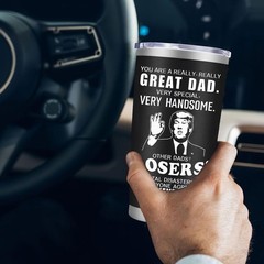 Insulated 20 oz Coffee Tumbler for Dads – Perfect Home & Travel Companion