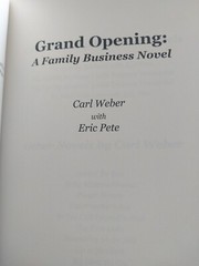 Grand Openings Hardcover