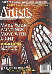 6-THE ARTIST’S MAGAZINES” FEB 98- MARCH 98- APRIL 98- JUNE 98- AUG 98- OCT B13