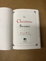 Christmas Sweater by Glenn Beck, Kevin Balfe and Jason Wright (2008, Hardcover)