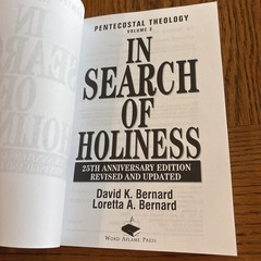 In Search Of Holiness Vol 3 By David K. Bernard & Loretta A. Bernard PB
