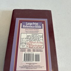 Large Print Reference Bible by Not Available (Imitation Leather)