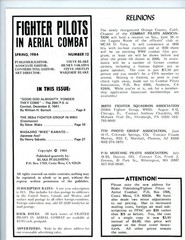 Fighter Pilots in Aerial Combat Magazine Numbers 12 & 14 Spring and Fall 1984