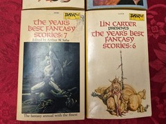 Lot The Year’s Best Fantasy Stories by Lin Carter #3 #4 #6 #7 DAW First Editions