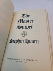 Very Rare The Master Sniper Stepen Hunter 1980 Vintage Debut Book w/ Dust Jacket