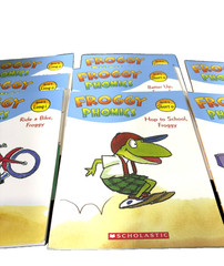 Lot of 8 FROGGY Series Books by Jonathan London – Kids Scholastic RL 1 & 2