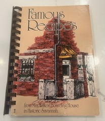 1976 Savannah Georgia Famous Recipes Cookbook Mrs. Wilkes Boarding House Vintage
