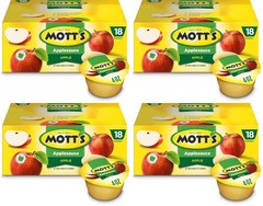 Portable Apple Sauce Cups, 4 oz x 72