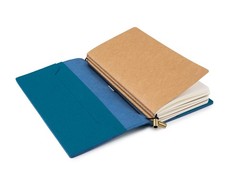 WANDERINGS Regular Size Travelers Notebook with Pockets – 4.5″ x 8.5″ (11.5 x…