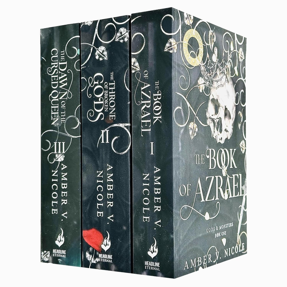 Gods & Monsters Series 3 Books Collection Set (The Book of Azrael, the Throne of