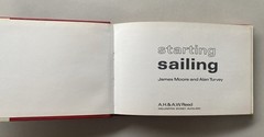 Starting Sailing by James Moore & Alan Turvey (1974 HCDJ) Vintage Instructional