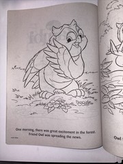 Disney Animal Friends Big Fun Coloring Book Tear Share 80 Pages