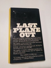 LAST PLANE OUT by John Ball 1971 4th Printing Bantam Paperback 246 Pages