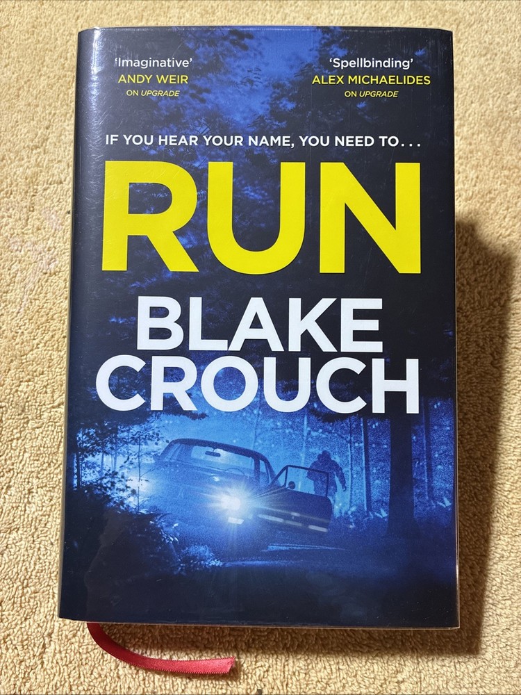 Run by Blake Crouch (2024, Hardcover) Signed Goldsboro Special 1st/1st Edition