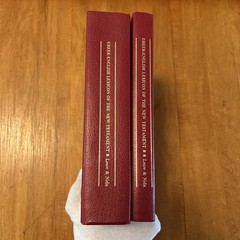 Set of 2 Greek-English Lexicon of the New Testament 1989 Hardcovers 2nd Edition