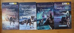Lot Of 4 Snowbound Escape, Deadly Cargo,Blizzard Showdown,Christmas K-9 Protecto