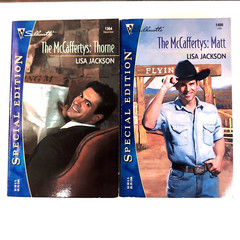 Contemporary Romance Paperback Book Graham Rimmer Flynn Mallery Jackson 15x