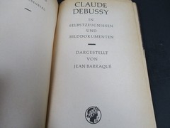 Claude Debussy Jean Barraqué 1964 Biography RoRoRo Taschenbuch Music