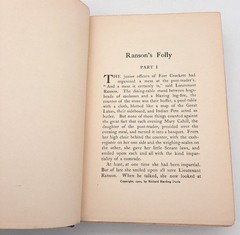 Ranson’s Folly Richard Harding Davis Illustrated Charles Scribner’s Sons 1902