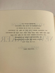 Stories from the New Yorker 6 Books 1940s ’50s ’60s Fiction Profiles Love Poetry
