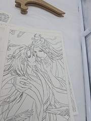 ACG Anime Coloring Book – 24 Loose Pages Color Pencil or Artist Choice SEE PICS