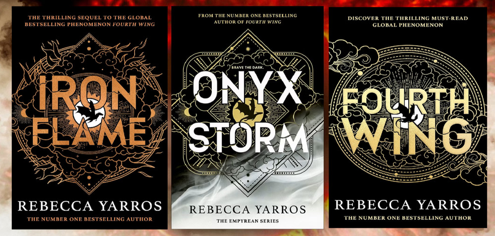 by Rebecca Yarros Fourthwing 3 Book Set BrandNew English Paperback Free Shipping