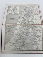 Vintage 1959 The Holy Bible KJV American Bible Society Black Cloth HC Maps 50s