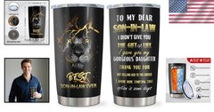 Versatile 20oz Stainless Steel Tumbler for Son-In-Law – Ideal for Home & Travel