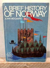 Vintage! A Brief History of Norway Paperback Book! John Midgaard 1982 154 Pages