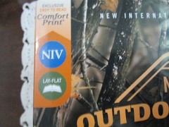 NIV 2011 Thinline Bible *Lost Camo Edition Red Letter* Imit Leather* 9.4pt
