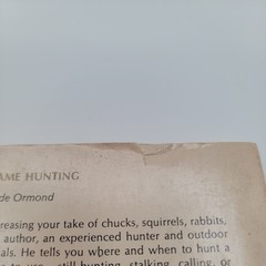 Vintage An Outdoor Life Book SMALL GAME HUNTING Clyde Ormond 1967 Paperback