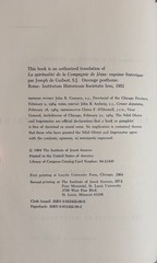 The Jesuits: Their Spiritual Doctrine and Practice, by Joseph de Guibert, HC, DJ