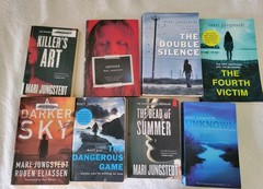 Lot Of 8 Mari Jungstedt Scandinavian Thrillers, Very Good