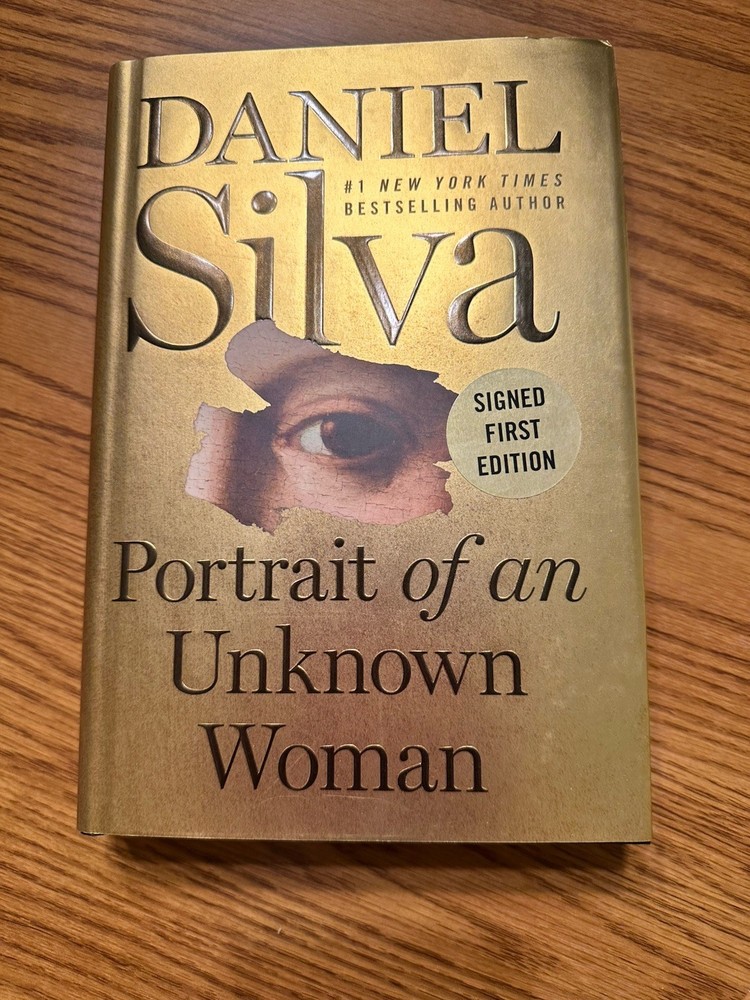 Signed First Edition Portrait of an Unknown Woman Daniel Silva Hardcover