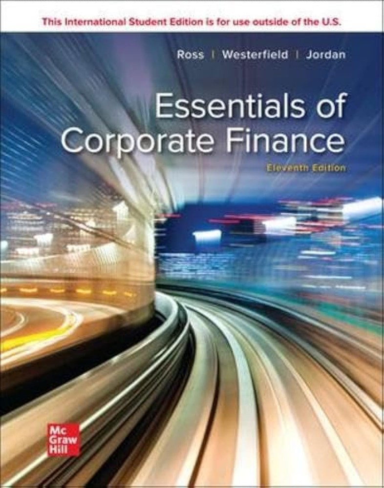 Ise Essentials Of Corporate Finance by Stephen A. Ross NEW Paperback