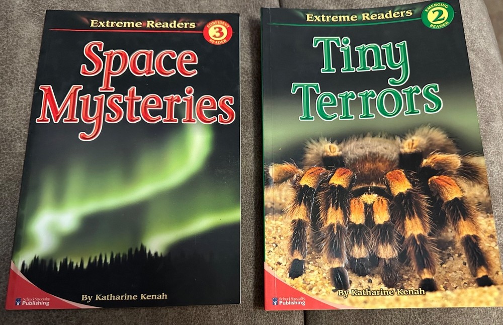 2 Nonfiction Books from Extreme Readers Series Written by Katharine Kenah
