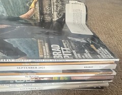 13 Various Bulk Lot Magazines Bazaar Global Traveler GQ Vegas Oxnard 2024-2025