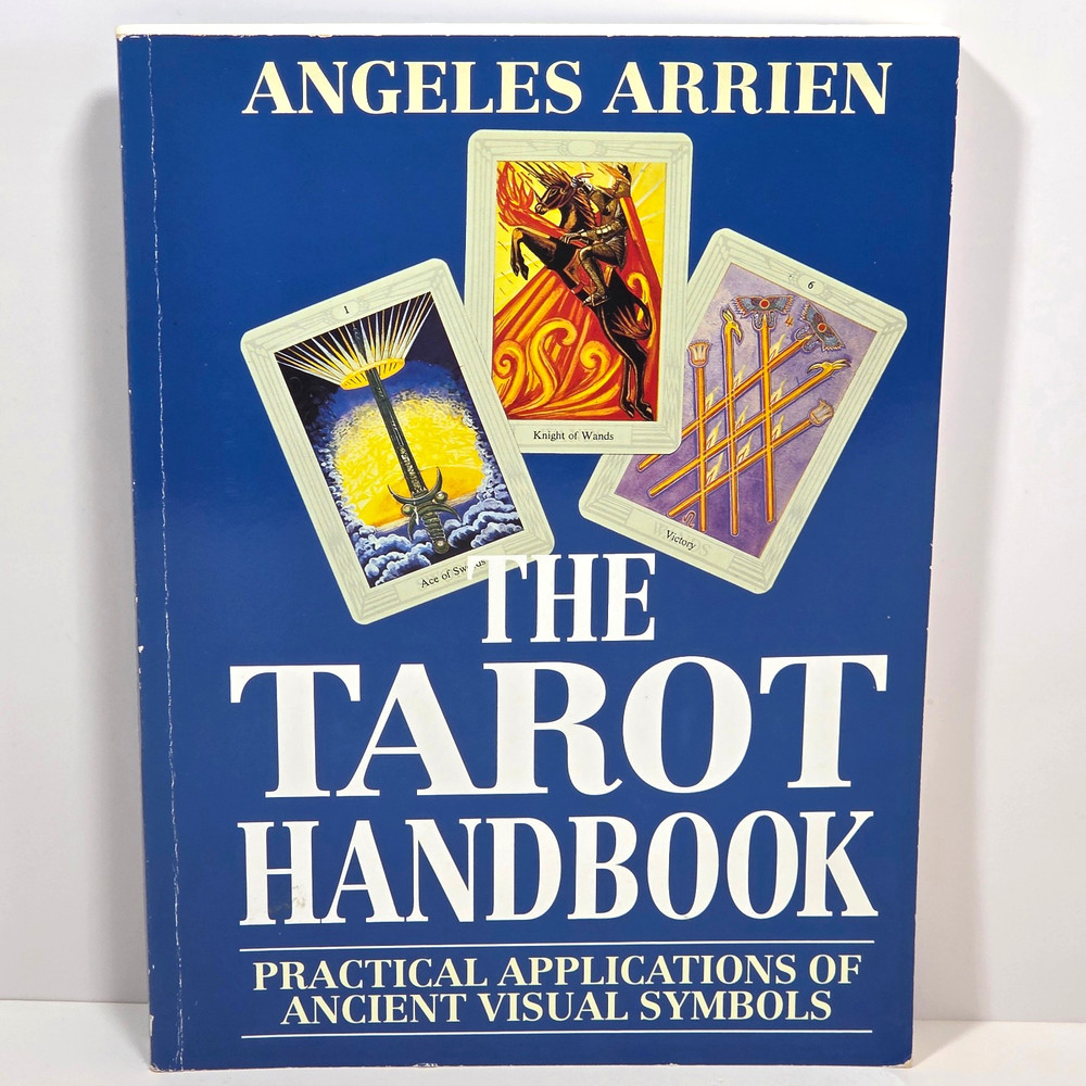 The Tarot Handbook Angeles Arrien Vtg 1995 PB Applications of Ancient Symbols
