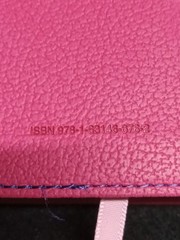 The Message Bible in Contemporary Language Large Print Dusty Rose Floral