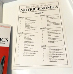 NutriGenomics How Food Talks To Your Genes Dr Mark Hyman 2006 Audio CDs and Book
