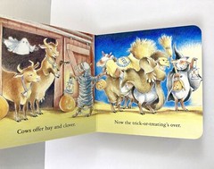 Sheep Trick or Treat by Nancy Shaw E. 1997 Halloween Board Book 5” X 5” 26 Pages